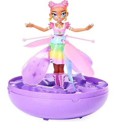 Buy HATCHIMALS Pixies, Crystal Flyers Rainbow Glitter Idol Magical Flying Toy Doll  • 37.99£