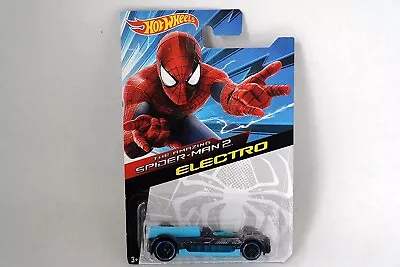 Buy Hot Wheels Marvel 2014 The Amazing Spider-Man 2 Character Car ELECTRO MINT RARE • 4.95£