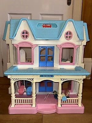 Buy Fisher Price Loving Family 1993 Dream Dollhouse With Furniture & Family- Vintage • 130£