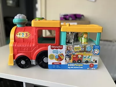 Buy Fisher-Price Little People Big ABC Animal Train - Educational Toy For Kids -NEW! • 25£