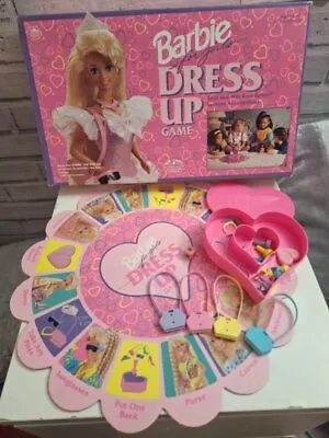 Buy Vintage 1993 BARBIE DRESS UP GAME Spin And Win Real Accessories SEE DESCRIPTION • 6.50£