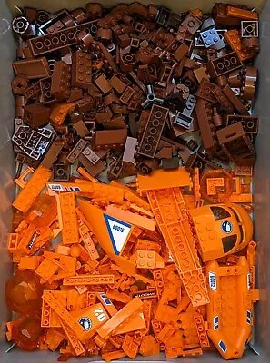 Buy Genuine Assorted Lego Mixed Orange Brown 500g Job Lot Brick & Parts #08 • 10.75£