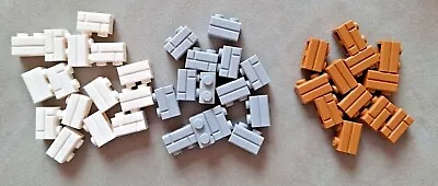 Buy LEGO GREY,BROWN,WHITE BRICK 1x2MODIFIED MASONRY PROFILE 10, 20, 50,100 BRAND NEW • 1.95£