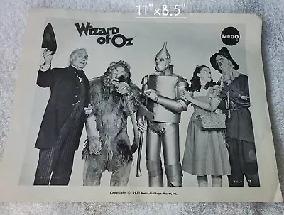 Buy Vtg 1971 MEGO Wizard Of Oz Photo Insert Paper From The Original Set Of Figures  • 46.96£
