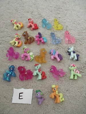 Buy 21 My Little Pony Mini Figures Unicorn Dragon Sparkly Bundle Cake Topper 5cm • 10.99£