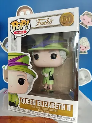 Buy Funko Pop Royals 01 Queen Elizabeth II Green Suit Queen Elizabeth 889698357234 • 51.57£