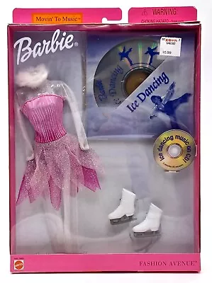 Buy 2000 NrfB Barbie Fashion Avenue Movin' To Music Ice Dancing Moden / Mattel 29069 • 31.22£