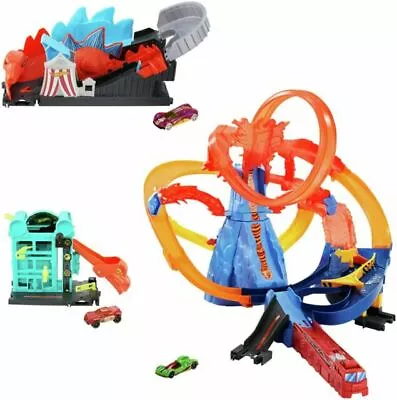 Buy Mattel Hot Wheels Ultimate Nemesis Toy Set Volcano 4 In 1 Box • 64.95£