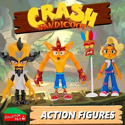 Buy CRASH BANDICOOT Action Figures With MASKS • 11.99£