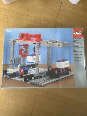 Buy Lego - Railroad Crane Container Loading Station - 7823 • 139£