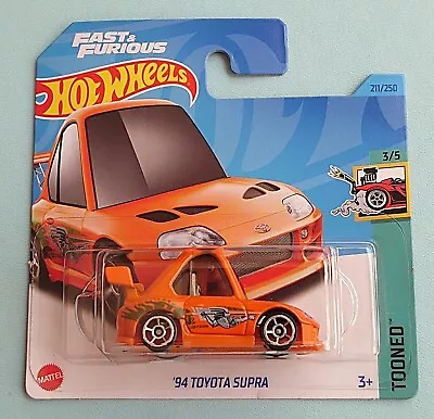 Buy Hot Wheels '94 Toyota Supra - Fast And Furious. New Collectable Toy Model Car. • 4£