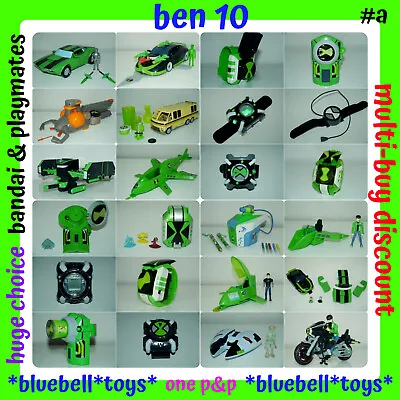Buy Ben 10 Toys Vehicles Cars Ships Bikes Watches Figures Accessories Multi-auction • 19.99£