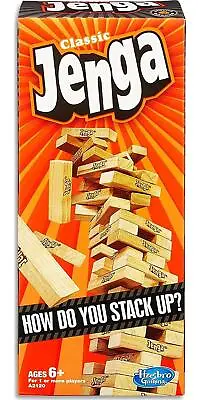 Buy Hasbro Gaming Jenga Classic Game With Genuine Hardwood Blocks, Stacking Tower 1 • 26.50£