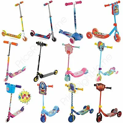 Buy Kids Character Scooters My First Tri Folding - Toy Story Peppa Pig Disney Frozen • 30.95£