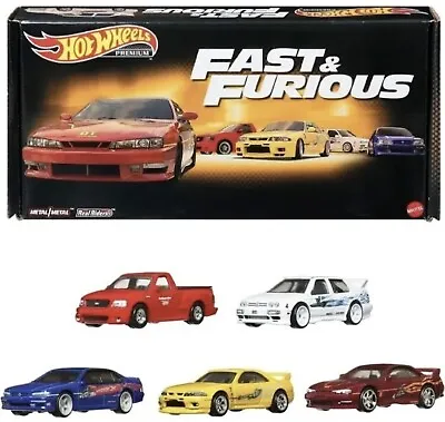 Buy Hot Wheels Fast Furious Set Bundle 5 Pack Skyline Silvia Maxima Jetta Original • 79.99£