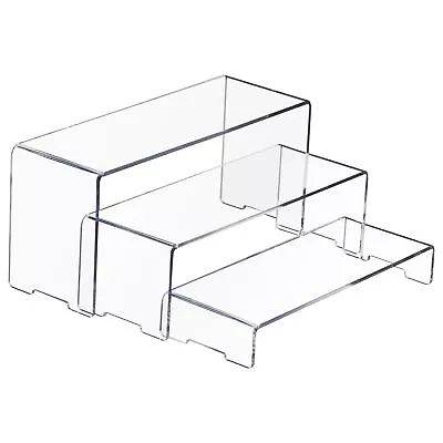 Buy 3Pcs Acrylic Display Risers(9 , 8.5 , 8 ) Collectibles Display Stands, Funko ... • 17.50£