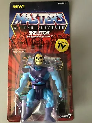 Buy Masters Of The Universe Super 7 Filmation Skeletor New! • 35£