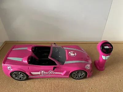 Buy Barbie RC Dream Car - Radio Control With LED Lights • 18.99£