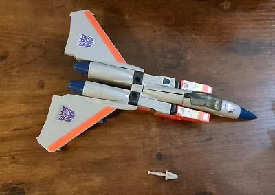 Buy Hasbro 1984 Transformers G1 STARSCREAM Incomplete. One Missile Included. • 5£
