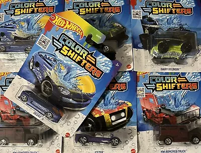 Buy Hot Wheels Color Shifters Cars 1:64 Diecast - Change Colour In Hot & Cold Water • 7.49£