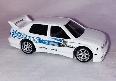 Buy Hot Wheels Vw Jetta Mk3 Fast And Furious White Custom New Wheels Rubber Tyres • 12.50£