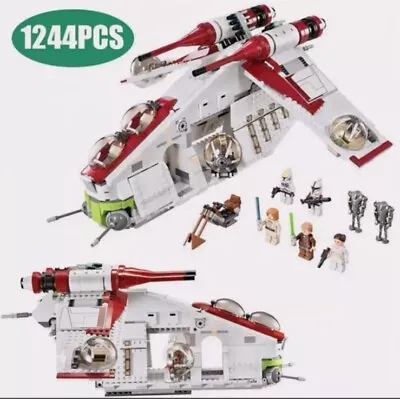 Buy NEW Star Wars: Republic Gunship (75021) Complete Set • 75£