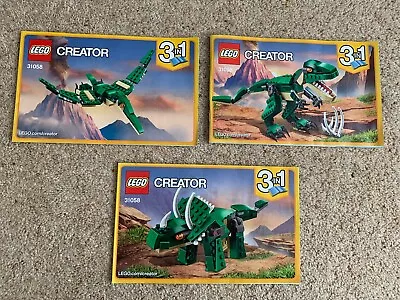 Buy LEGO Creator Mighty Dinosaurs (31058) • 0.99£