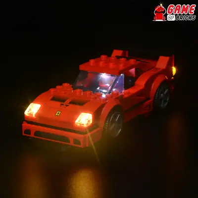 Buy LED Light Kit For Ferrari F40 Competizione - Compatible With LEGO® 75890 Set • 24.12£