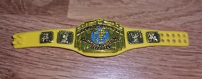 Buy Yellow Intercontinental WWE Elite Mattel World Wrestling Champion Belt Figure • 10.99£