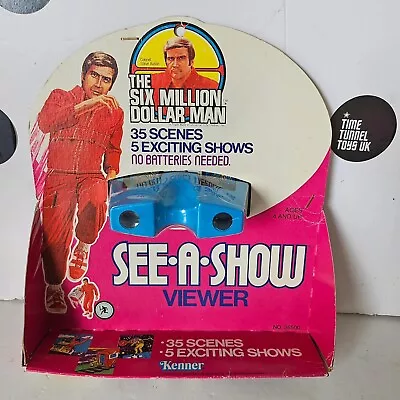 Buy Kenner Six Million Dollar Man SEE-A-SHOW VIEWER , VERY RARE 1977 • 165£