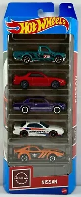 Buy Hot Wheels Nissan 5 Pack. New Collectable Toy Model Cars.  • 10.99£