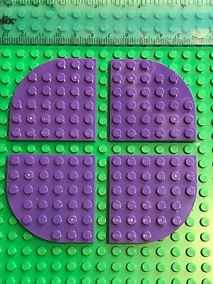 Buy Lego 4 X Technic / Star Wars Angled (Rounded) Baseplate Board 6 X 6 Pin - PURPLE • 1.99£