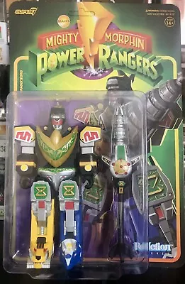 Buy Super 7 Reaction Power Rangers Dragonzord UNPUNCHED. • 14.95£