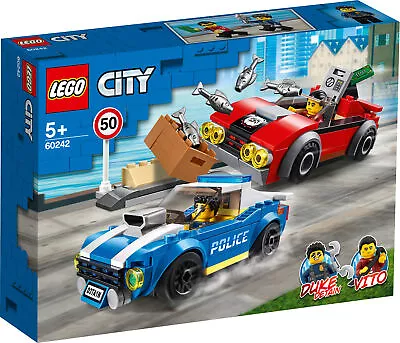 Buy LEGO City Police Car Chase Highway Arrest 60242 Boys Kids Age 5 Years+ • 21.59£