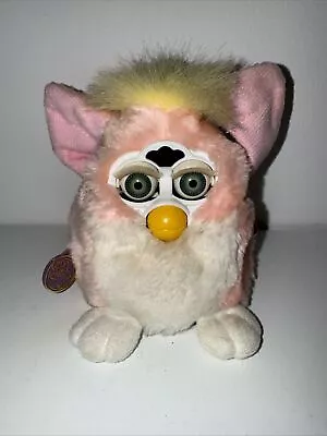 Buy Furby Original - 1999 Pink And White With Yellow Hair • 29.99£