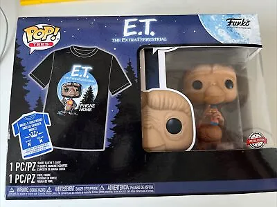 Buy E.T. The Extra-Terrestrial FUNKO POP! & Tee Box E.T. W/Reeses (Medium) • 19.99£