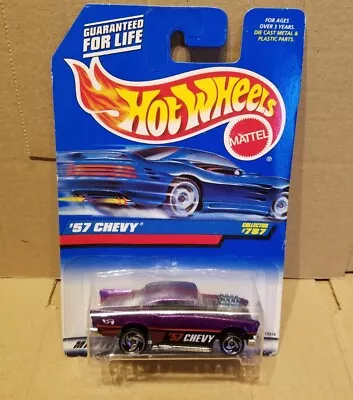 Buy Hot Wheels '57 Chevy,  Purple, Carded • 8.99£