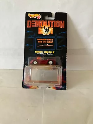 Buy Hot Wheels Demolition Man Corvette Stingray III Real Movie Replica N44 • 9.17£