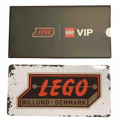 Buy LEGO 1950's Retro Tin Metal Sign Poster Billund 5007016 VIP Rare Limited • 12.99£