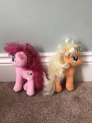Buy Ty My Little Pony Apple Jack & Pinkie Pie Soft Toys Charity Sale • 4£