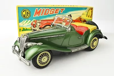 Buy 1950s MG Midget TF– Bandai Tin, Friction-Powered Model In The Original Box • 147.24£