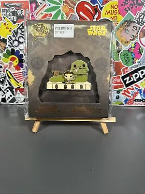 Buy Star Wars Jabba The Hut Sliding Funko Pop Pin Ltd Only 1000 Brand New Sealed • 10£