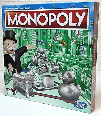 Buy New Monopoly Hasbro Classic Board Game Age 8+ 2-4 Players • 6.99£
