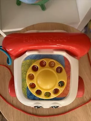 Buy Fisher-Price Chatter Telephone Infant And Toddler Pull Toy Phone For Walking • 3.50£