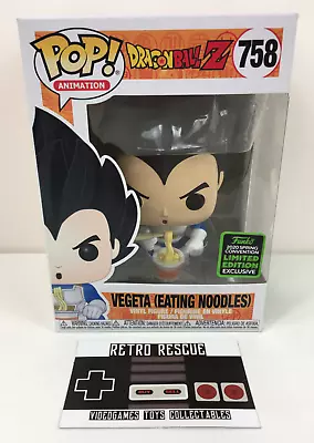 Buy Dragon Ball Z Vegeta Eating Noodles #758 FUNKO Pop Vinyl Figure Boxed DBZ • 27.99£