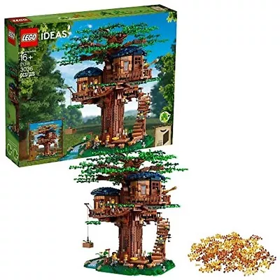 Buy LEGO Ideas Tree House 21318, Model Construction Set For 16 Plus Year Olds With 3 • 82.80£
