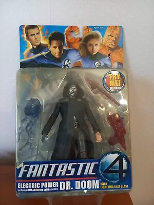 Buy Fantastic Four Figure 2005 Dr Doom Lightening Bolt Blast • 25£