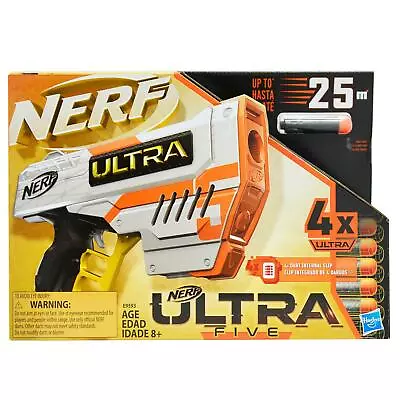 Buy Nerf Ultra Five Dart Blaster Outdoor Toy Rapid Fire Shot Fight Weapon To 25m • 39.99£