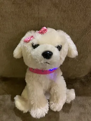 Buy Barbie Mattel Talking Dog Soft Toy Plush Light Up Collar • 15£