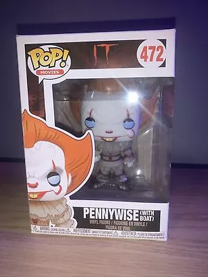 Buy IT Pennywise Funko Pop With Boat #472 UK • 10.99£